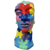 Casa Padrino luxury designer decorative bust colorful H. 70 cm - Abstract decorative sculpture bust - Living room decorative figure - Garden decorative figure - Abstract luxury deco busts
