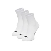 Kappa Duge carape CEO_KR_FRESH_SS26 (3-PACK) Bijela