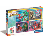 Clementoni Puzzle Spidey in njegovi neverjetni prijatelji 4v1 (12+16+20+24 kosov)
