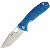 Honey Badger Knives Large Linerlock Tanto Blue