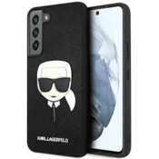 Originalen Ovitek Karl Lagerfeld  Karl`s Head Za Samsung Galaxy S22+ - Črn