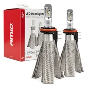 slomart LED avtomobilske žarnice AMiO RS+ CANBUS H15 50W Slim