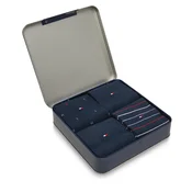 TOMMY HILFIGER MOŠKE NOGAVICE DOLGE 4 PARI V DARILNI EMBALAŽI