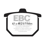 Klocki hamulcowe EBC FA029 (kpl. na 1 tarcze)
