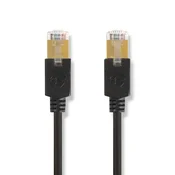 Nedis Omrežni kabel CAT6 | RJ45 moški | RJ45 moški | F/UTP | 5,00 m | Okrogla | LSZH / PVC | antracit | Škatla z okencem
