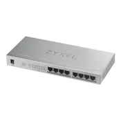 ZYXEL GS1008-HP, 8G PoE+ (60W) nenadzorovani namizni switch (omrežni preklopnik)