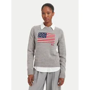 Polo Ralph Lauren Pulover 211B28830002 Siva Regular Fit