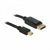 Delock kabel DisplayPort mini (muški) na Displayport (muški), 1 metar