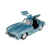 shumee WELLY STARODOBNI MERCEDES-BENZ 300SL GULLWING MODRE 1:34 43656