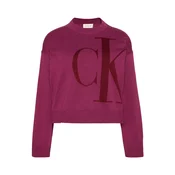 Calvin Klein Jeans Pulover jagoda/temno rdeča