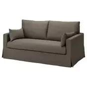 HYLTARP Sofa dvosed, Gransel siva-smeda