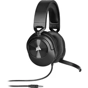 CORSAIR HS55 SURROUND ŽICANI GEJMING SLUŠALICE, CRNA (CA-9011265-EU)