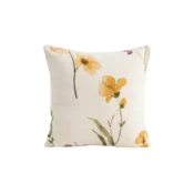 Obojestranska prevleka za blazino DUO SENSE WILDELLA 45x45 cm mikropliš/flanel, kremna