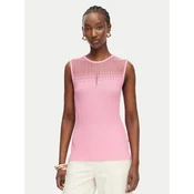 Rinascimento Top CFM0012239003 Svetlo rožnata Slim Fit