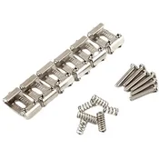 Fender Pure Vintage Strat Pat. Pend Saddle Kit Nickel Gitarski most (Kao novo)