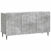 Vidaxl TV omarica Betonsko siva 99 x 34,5 x 52 cm Inženirski les