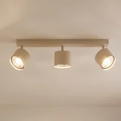 Argon Stropni reflektor Chloe, krem, 3-žarčni, nastavljiv, GU10 - Dnevna soba/jedilnica - Sodobni - krema - Kovina
