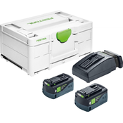 FESTOOL set baterij SYS3 ENG 18V 2x5,2/TCL6