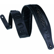 Levys PM31 Kožnati remen za gitaru Black