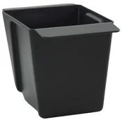 Vidaxl Cvečni zaboji za euro palete 24 szt. Črna 13,5 x 9 x 9,5 cm
