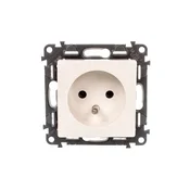 LEGRAND VALENA LIFE Enojna vtičnica z/brez vtičnice 2P+Z kremna 753285