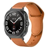 INF Usnjen pašček za uro Samsung Galaxy Watch7 Ultra (47 mm) - rjava, (5000114050)