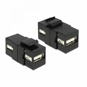 Adapter USB-A Ž - USB-A Ž Keystone Delock
