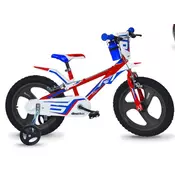 Dino bikes Otroško kolo 814 - R1 14 2022, belo-modro-rdeče