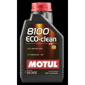 Motul OLJE 0W30 1L 8100 ECO CLEAN DPF / C2 / SN / WSS M2C 950-A / 9.55535-GS1 / STJLR.03.5007 / MS-13340 / TOYOTA / HONDA / SUBARU