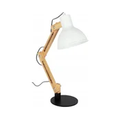 Stona lampa 1xE27/40W/230V bela/crna