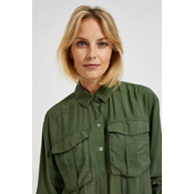 Marisse Womens Shirt L-Ko-4308 Khaki