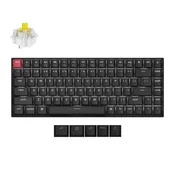 Keychron Keychron K2 QMK Brezžična Mehanska Tipkovnica (Version 3)/Bela LED/Banana Switch/US Layout/K2X-A4, (5000129561)