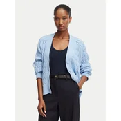 Tommy Hilfiger Pletena jopica WW0WW50078 Svetlo modra Relaxed Fit