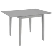 Vidaxl Raztegljiva jedilna miza MDF (80-120)x80x74 cm