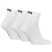 PUMA Quarter Socks Unisex (3-Pack), Clothing, White, 39-42