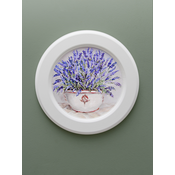 Home Gallery Slika Lavanda u žardinjerama u okruglom okviru 27x27 cm