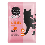 Snižena cijena! Cosma Asia u želeu - Piletina i tuna (6 x 100 g)