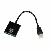 iBOX ibox iahv01 video kabelski adapter hdmi tip a (standardni) vga (d-sub) črn - odprodaja