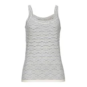 VIVANCE Top z naramnicami kremna/dimno modra