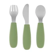 PETITE&MARS Set pribora iz nerjavečega jekla Take&Match Sweet Pea 12m+
