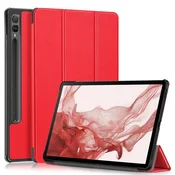 GS Pametni ovitek za Samsung Galaxy Tab S9 Plus z držalom za pisalo, rdeč