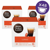 NESCAFÉ Dolce Gusto Lungo kava, 104 g (16 kapsul), trojno pakiranje