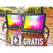 Braytron LED reflektor RGB 50W, IP65, z daljinskim upravljalnikom, 1+1 gratis! [BT66-05091]