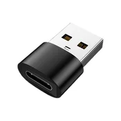 Adapter USB muski na Type-C zenski 2.0 crni