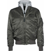 ALPHA INDUSTRIES Prehodna jakna MA-1 D-Tec, siva