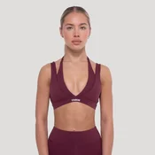 GymBeam Športni nedrček Flow Wine M