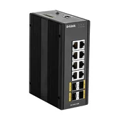 12-portni L2 upravljani switch s 8x10/100/1000BASE-T(X) priključcima DIS-300G-12SW