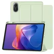 Etui Techsuit Flex Trifold z držalom za pisalo za Xiaomi Redmi Pad 2 - matcha green