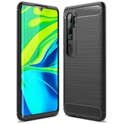 Ovitek iz karbona za Xiaomi Mi Note 10 črne barve