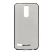 Kisswill silikonski ovitek za LG K10 2017 - prozorno črn